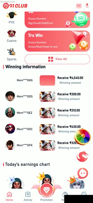 91 Club Screenshot 1